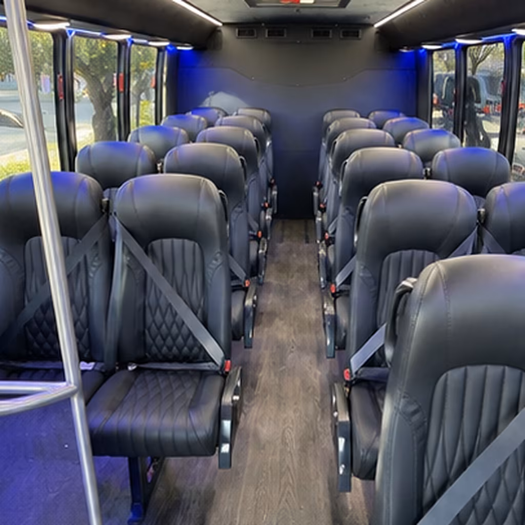 15-35 Passenger Minibus Interior