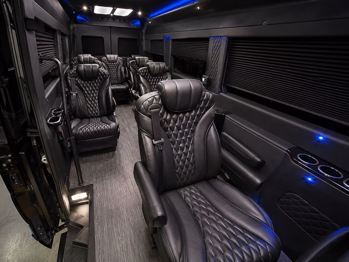 Sprinter Van Rental with Driver Interior
