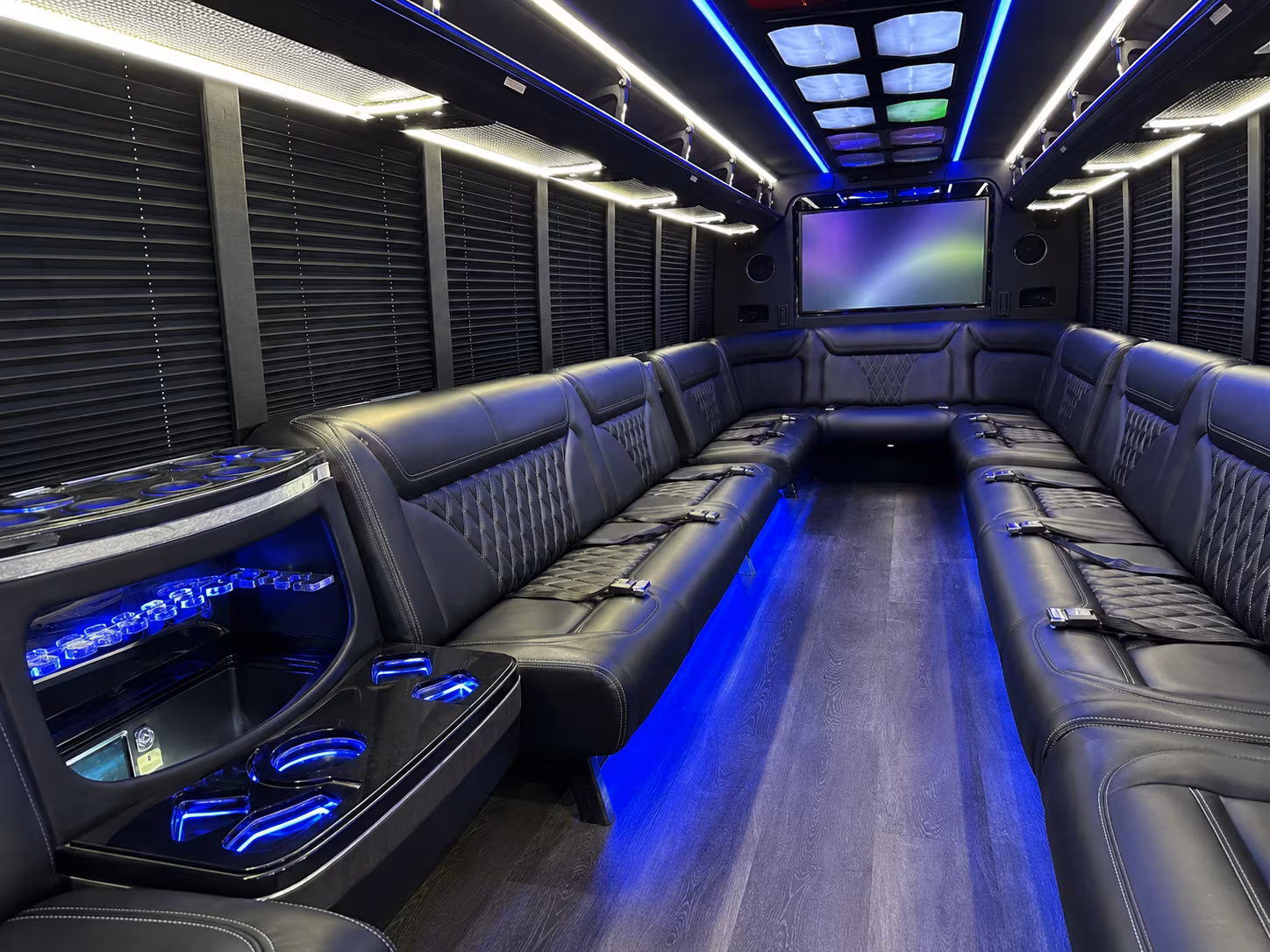 Tucson Bachelor & Bachelorette Transportation party bus exterior