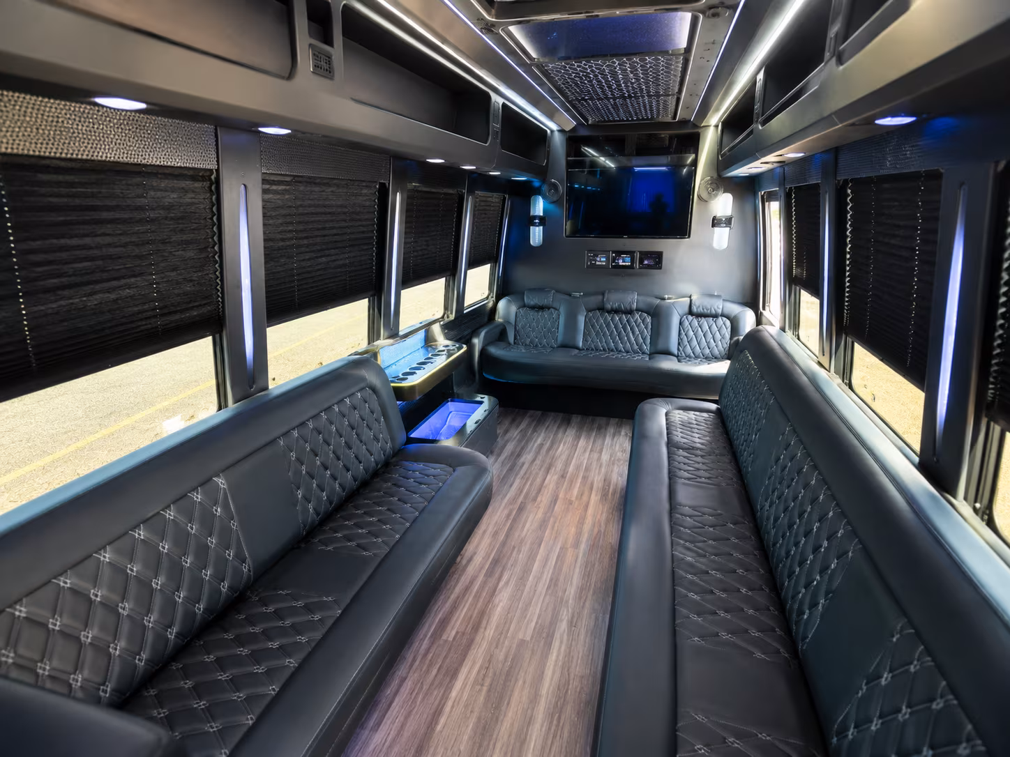 Tucson Bachelor & Bachelorette Transportation party bus exterior