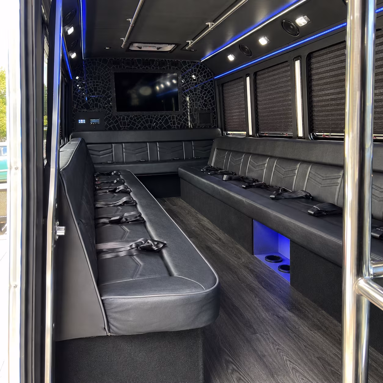 Tucson Private Event Transportation party bus exterior