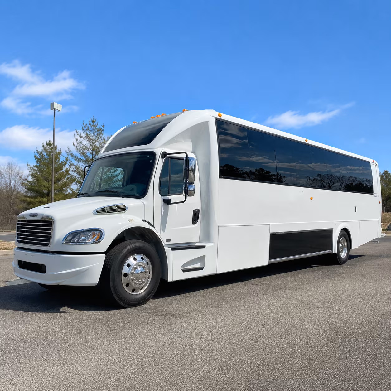 Tucson Private Event Transportation party bus interior