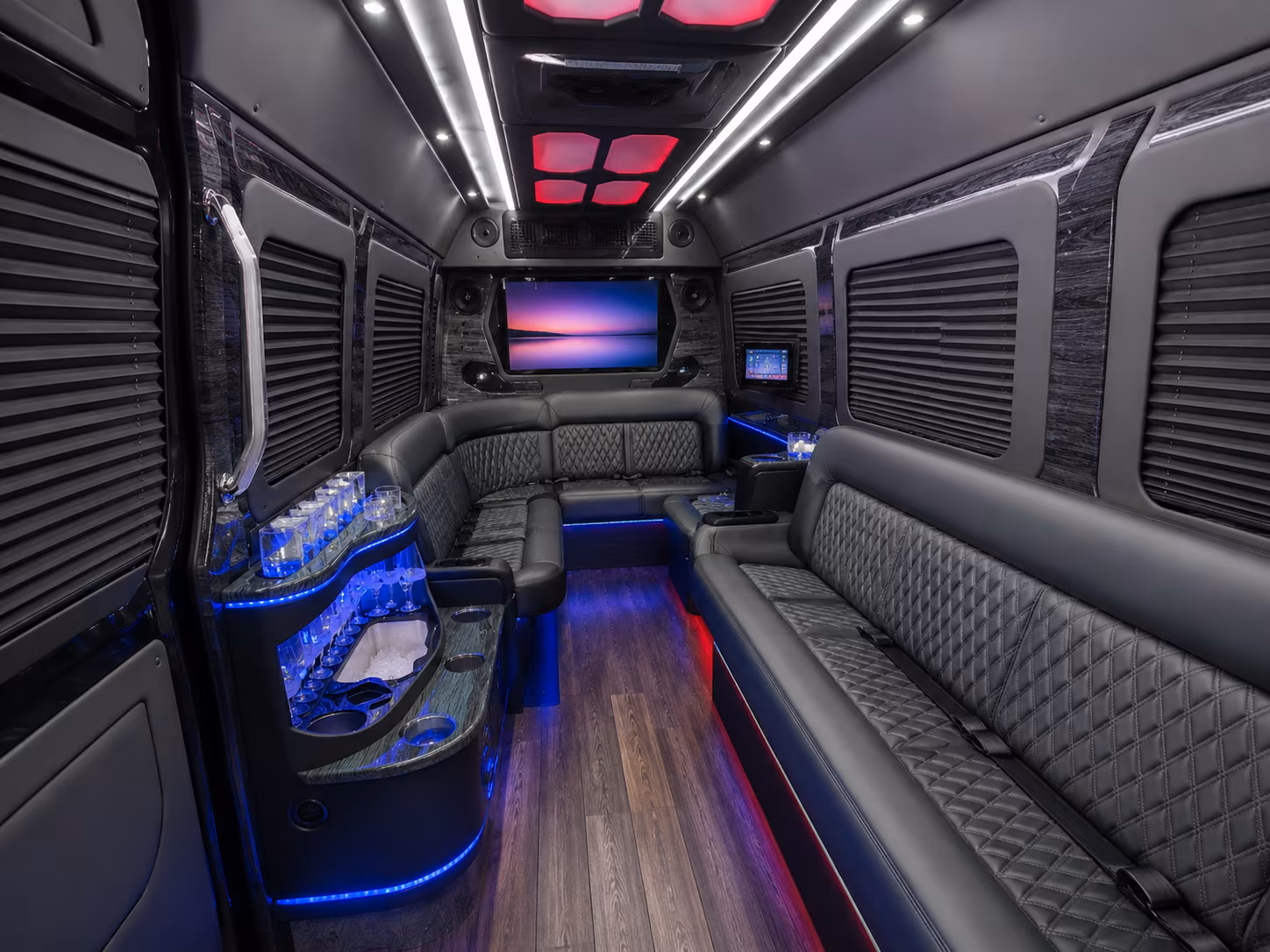 Tucson School Event Transportation party bus exterior