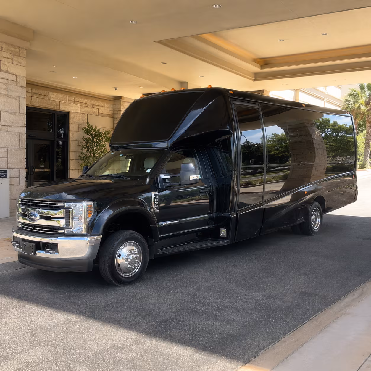 Tucson Sporting Event Transportation party bus exterior
