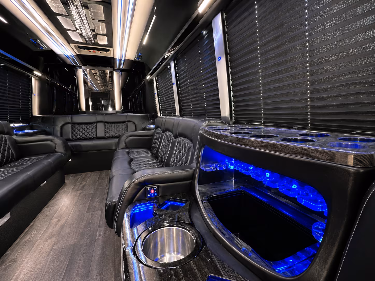 Tucson Sporting Event Transportation party bus exterior