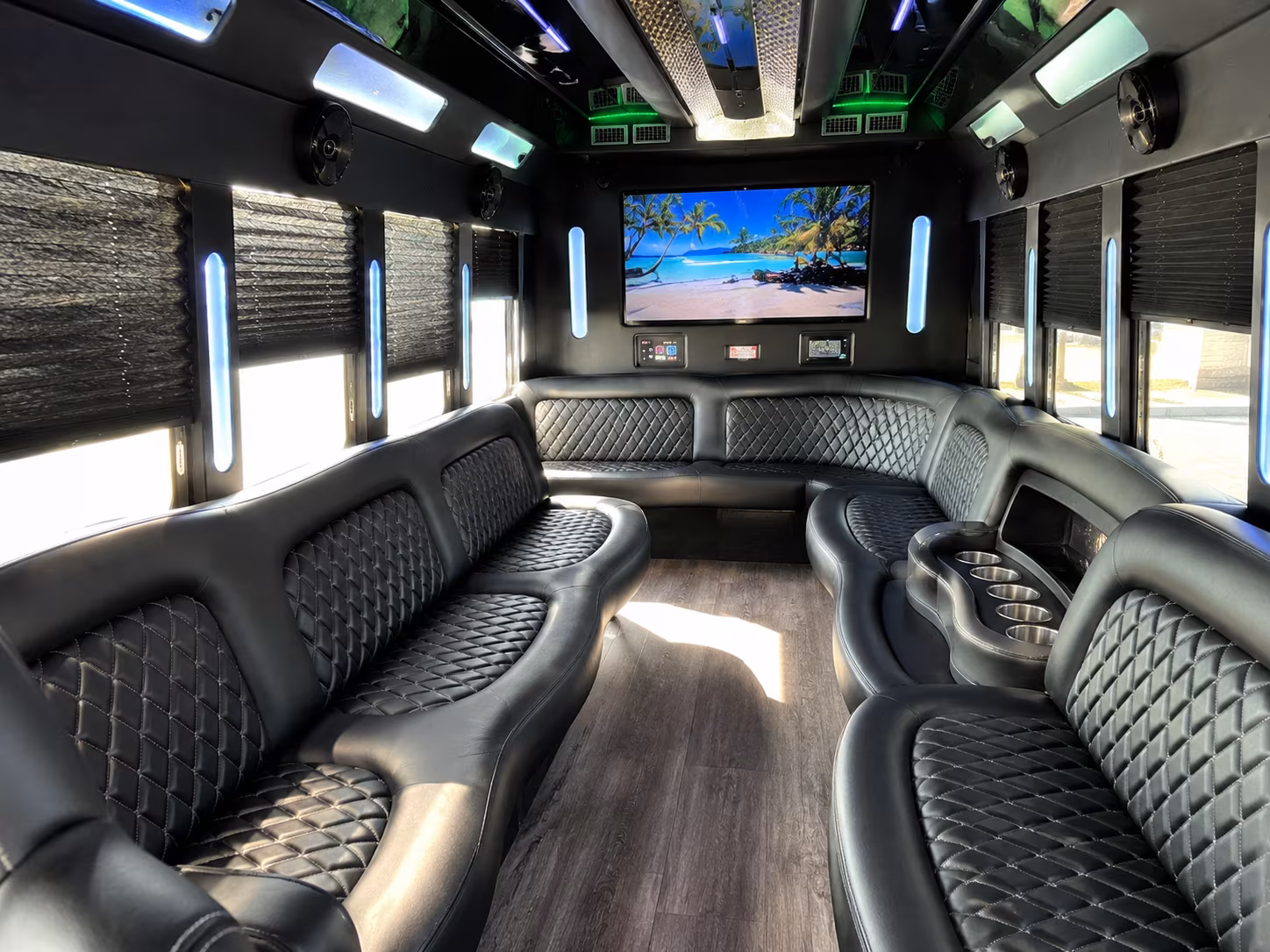 Tucson Winery Tour & Pub Crawl Transportation party bus exterior