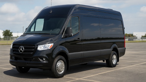 Exterior of Tucson Party Bus Company's 14 Passenger Sprinter Limousine in Tucson