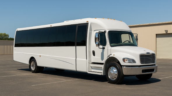 Exterior of Tucson Party Bus Company's 28 Passenger Party Bus in Gilbert