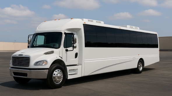 Exterior of Tucson Party Bus Company's 30 Passenger Party Bus in Gilbert