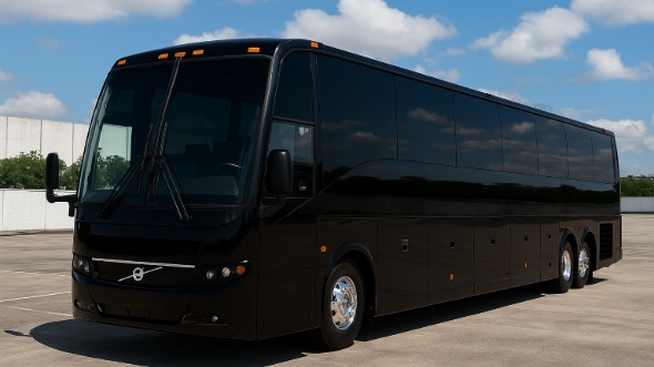 Exterior of Tucson Party Bus Company's 50 Passenger Party Bus in Gilbert