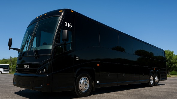 Exterior of Tucson Party Bus Company's 50 Passenger Party Bus in Tempe